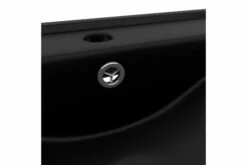 Luksuriøs Håndvask Med Vandhanehul 60x46cm Keramisk Mat Sort -TRADEMAX Salg luksurioes haandvask med vandhanehul 60x46cm keramisk mat sort 4076743 1