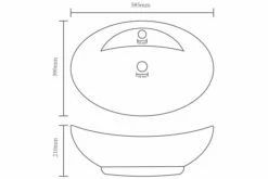Luksuriøs Håndvask Overløb 58,5x39 Cm Keramik Oval Lysegrå 24 Luksuriøs Håndvask Overløb 58,5x39 Cm Keramik Oval Lysegrå -TRADEMAX Salg luksurioes haandvask overloeb 585x39 cm keramik oval lysegraa 4246892 1