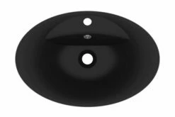 Luksuriøs Håndvask Overløb 58,5x39 Cm Keramik Oval Mat Sort 21 Luksuriøs Håndvask Overløb 58,5x39 Cm Keramik Oval Mat Sort -TRADEMAX Salg luksurioes haandvask overloeb 585x39 cm keramik oval mat sort 4076709 1