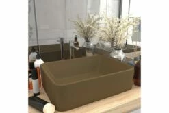 Luksushåndvask 41x30x12 Cm Keramik Mat Cremefarvet 22 Luksushåndvask 41x30x12 Cm Keramik Mat Cremefarvet -TRADEMAX Salg luksushaandvask 41x30x12 cm keramik mat cremefarvet 2166723 1