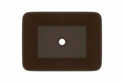 Luksushåndvask 41x30x12 Cm Keramik Mat Mørkebrun
