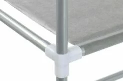 Opbevaringsstativ I 3 Niveauer 69 X 28 X 169 Cm Sølvfarvet -TRADEMAX Salg opbevaringsstativ i 3 niveauer 69 x 28 x 169 cm soelvfarvet soelv 2053041 1