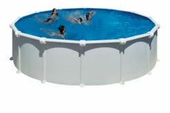 Swim & Fun Pool White Steel Ø550x132 Baspaket