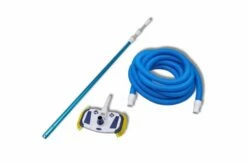 Poolstøvsugersæt Med Teleskopstang Og Slange -TRADEMAX Salg poolstoevsugersaet med teleskopstang og slange blaa 3121926