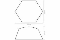 Pooltelt 660x580x250 Cm Stof Grøn -TRADEMAX Salg pooltelt 660x580x250 cm stof groen 3140252