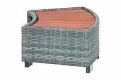 Spatrin I Polyrattan 92 X 45 X 25 Cm Grå -TRADEMAX Salg spatrin i polyrattan 92 x 45 x 25 cm graa graa 2818865 1