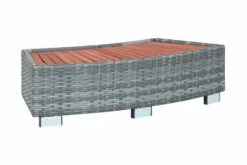 Spatrin I Polyrattan 92 X 45 X 25 Cm Grå -TRADEMAX Salg spatrin i polyrattan 92 x 45 x 25 cm graa graa 2818866 1