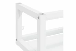 Væghængt Badeværelsesmøbel Til Håndvask 79x38x31 Cm Jern Hvi