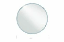 Vægspejl Med LED Til Badeværelset 70 Cm -TRADEMAX Salg vaegspejl med led til badevaerelset 70 cm soelv 3334529