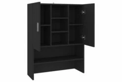 Vaskemaskineskab 70,5x25,5x90 Cm Sort