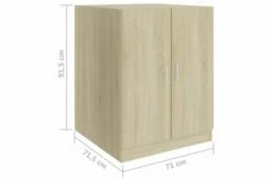 Vaskemaskineskab 71x71,5x91,5 Cm Sonoma-eg -TRADEMAX Salg vaskemaskineskab 71x715x915 cm sonoma eg 3483123 1