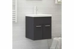 Vaskeskab 41x38,5x46 Cm Spånplade Grå -TRADEMAX Salg vaskeskab 41x385x46 cm spaanplade graa graa 2614287