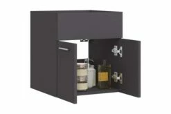 Vaskeskab 41x38,5x46 Cm Spånplade Grå -TRADEMAX Salg vaskeskab 41x385x46 cm spaanplade graa graa 2617037 1