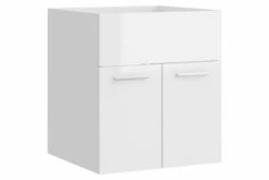 Vaskeskab 41x38,5x46 Cm Spånplade Hvid Højglans -TRADEMAX Salg vaskeskab 41x385x46 cm spaanplade hvid hoejglans hvid 2699309 1