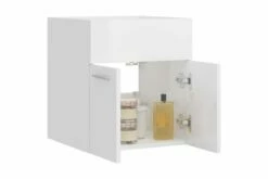 Vaskeskab 41x38,5x46 Cm Spånplade Hvid Højglans -TRADEMAX Salg vaskeskab 41x385x46 cm spaanplade hvid hoejglans hvid 2699310 1