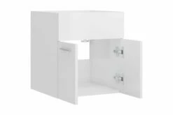 Vaskeskab 41x38,5x46 Cm Spånplade Hvid Højglans -TRADEMAX Salg vaskeskab 41x385x46 cm spaanplade hvid hoejglans hvid 2699314 1