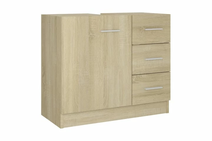 Vaskeskab 63x30x54 Cm Spånplade Sonoma-eg 18 Vaskeskab 63x30x54 Cm Spånplade Sonoma-eg - Billede 16
