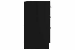 Vaskeskab 63x30x54 Cm Spånplade Sort