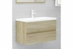 Vaskeskab 80x38,5x45 Cm Spånplade Sonoma-eg 24 Vaskeskab 80x38,5x45 Cm Spånplade Sonoma-eg -TRADEMAX Salg vaskeskab 80x385x45 cm spaanplade sonoma eg brun 3325802 1