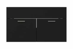 Vaskeskab 80x38,5x46 Cm Spånplade Sort -TRADEMAX Salg vaskeskab 80x385x46 cm spaanplade sort sort 3330637 1