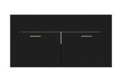 Vaskeskab 90x38,5x46 Cm Spånplade Sort -TRADEMAX Salg vaskeskab 90x385x46 cm spaanplade sort sort 3330631 1