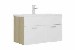 Vaskeskab Med Indbygget Håndvask Spånplade