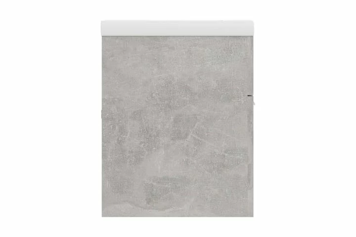 Vaskeskab Med Indbygget Håndvask Spånplade Betongrå 19 Vaskeskab Med Indbygget Håndvask Spånplade Betongrå - Billede 17