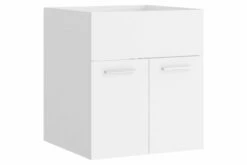 Vaskeskab Med Indbygget Håndvask Spånplade Hvid -TRADEMAX Salg vaskeskab med indbygget haandvask spaanplade hvid hvid 2896197 1