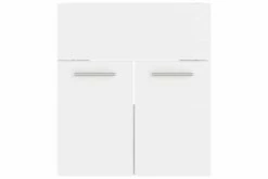 Vaskeskab Med Indbygget Håndvask Spånplade Hvid -TRADEMAX Salg vaskeskab med indbygget haandvask spaanplade hvid hvid 2896198 1